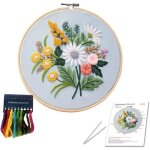 Kit broderie debutant complet adulte kit de broderie fleurs canvas broderie kits de démarrage de broderie ... Kit broderie debutant complet adulte kit de broderie fleurs canvas broderie kits de démarrage de broderie ...
