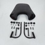 Bulle pare - brise bas noir brillant aplus pour scooter piaggio 50 zip - aplus - kit - noir brillant ...