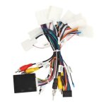 Kit de c�blage dautoradio c�ble dalimentation dautoradio abs avec adaptateur de d�codeur usb canbus pour ...