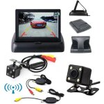 Kit cam�ra de recul sans fil 43 pouces lcd vue arri�re de voiture pliable moniteur pliable avec 4led ...