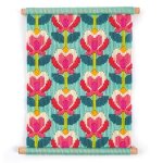 Kit canevas - fleur de lotus - 26 x 32 cm