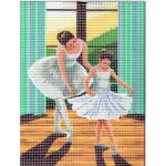 Kit canevas leon de danse 15 x 20 cm