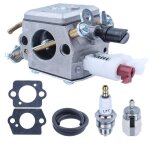 Kit de carburateur pour husqvarna 340 345 350 353 tron�onneuse pour jonsered cs2141 cs2145 cs2147 cs2150 ...