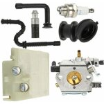 Kit carburateur pour stihl 026 ms260 ms240 240 walbro wt - 194 & bougie filtre � airtrimec
