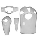 Kit car�nage avant blanc brillant pour scooter piaggio 50 liberty avant 2020