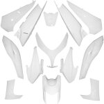 Kit car�nage p2r pour scooter yamaha 500 tmax 2008 � 2011 13 pi�ces blanc brillant