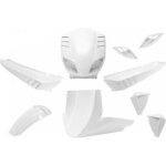 Kit car�nage tnt pour scooter mbk 50 stunt 9 pi�ces blanc