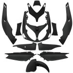 Kit car�nage tnt pour scooter yamaha 500 tmax 2001 � 2007 12 pi�ces noir mat