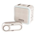 Set complet pour carillon sans fil honeywell dc515s 150 m blanc gris