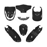 Kit carrosserie adapt. peugeot kisbee 2t et 4t noir brillant 2010 - 2022 (6 pieces)