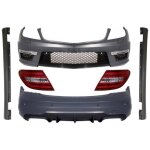 Kit carrosserie pour mercedes classe c w204 c204 facelift 07 - 15 pare - chocs feux led