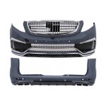 Kit carrosserie pour mercedes classe v w447 2014 - 03. 2019 luxury design pare - chocs grille