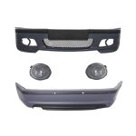 Kit carrosserie pour pdc pour bmw e46 berline 98 - 04 pare - chocs antibrouillard m - technik