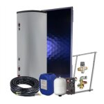 Kit chauffe eau et panneau solaire thermique ballon 200 litres cesi fhe