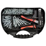 Kit cheville molly avec pince assortiment 60 chevilles metalliques