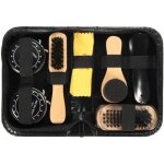 Kit de cirage chaussures professionnel avec etui en cuir
