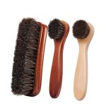 Kit de cirage entretien pour chaussures 3 pcs brosse chaussure brosse brillante cirage pour chaussures ...