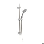 Kit colonne 70cm douchette 5 fonctions + anticalcaire flexible acier inoxydable 150cm - chrome - tendance ...