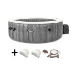 Kit complet intex spa 6 places + 2 appuis - tte + kit dentretien (spa rond baltik - 216 x 71 cm)