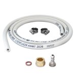 Kit connexion gaz tuyau + adaptateur tétine + raccords pour réchauds et barbecues à gaz Kit connexion gaz tuyau + adaptateur tétine + raccords pour réchauds et barbecues à gaz