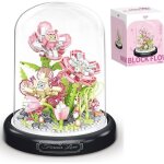 Kit de construction bouquet fleurs - 593 pi�ces compatibles lego - pour d�coration maison et saint - ...