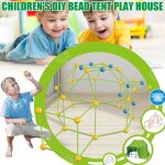 Kits de construction de cabanes pour enfants kits de construction de forteresse construits avec des boules ...