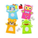 Kits de couture marionnettes pack de 4 kit de couture en feutre kit de couture pour enfant kit couture ...
