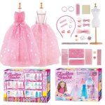 Kit de cration de mode - azwix - mannequins - tissus et accessoires - pour filles  partir de 8 ans
