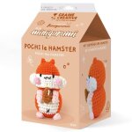 Kit crochet amigurumi - graine créative - pochi le hamster - peluche 10 cm Kit crochet amigurumi - graine créative - pochi le hamster - peluche 10 cm