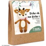 Kit crochet - graine cr�ative - biche - 17 cm - 12 pcs - beige