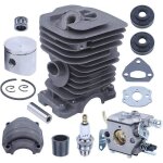 Kit cylindre piston carburateur pour tronçonneuse husqvarna 136 137 141 142 avec joint huile Kit cylindre piston carburateur pour tronçonneuse husqvarna 136 137 141 142 avec joint huile