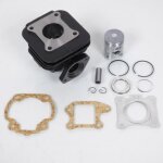 Kit cylindre piston fonte teknix pour scooter kymco 50 super 9 2 temps