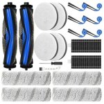 Kit daccessoires de 20 pi�ces pour ecovacs pour deebot x11 omnicyclone: brosse principale rouleau �ponge ...