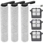 Kit daccessoires pour aspirateur - vetobiol - 7 pi�ces - compatible tineco floor one s7 pro - 3 brosses ...