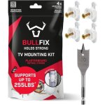 Kit dancrage mural pour tv - trahoo - cheville placo - charge lourde - support mural tv - universel