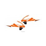 Kit d�co - swaps - ktm 65 sx 2016 - orange - kit d�co complet - r�sistant aux agressions