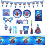Kit d�coration anniversaire enfant - kit vaisselle 107 pi�ces pour 10 invit�s th�me f�te inspirante - ...