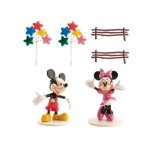 Kit de dcorations de gteau mickey et minnie - multicolore