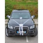 Kit de décoration voiture mariage - blanc Kit de décoration voiture mariage - blanc