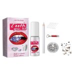 Kit dentairestrass dentaire kit avec colle lumire uv et slecteur de pierres prcieuses bijoux dentaire ...