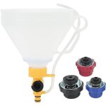 Kit dentonnoir de liquide de refroidissement anti - dversement avec 3 adaptateurs