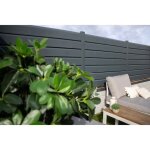 Kit départ clôture pvc 7016 - closea - 1m50 - 1m30 - gris anthracite - gris - pvc Kit départ clôture pvc 7016 - closea - 1m50 - 1m30 - gris anthracite - gris - pvc