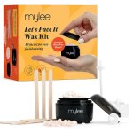 Kit d�pilation faciale - estampille - mini chauffe - cire usb - perles de cire 50g - p�che et camomille ...