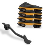 Kit déplacement fishtec 1 levier + 4 coins roulants 250kg Kit déplacement fishtec 1 levier + 4 coins roulants 250kg