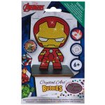 Kit diy crystal art - crystal art - figurine iron man - 11 cm - support en bois - pour enfants � partir ...