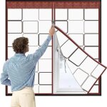 Kit disolation de fen�tre r�utilisable et �paisse 100 cm x 150 cm - film isolant hivernal pour balcon ...