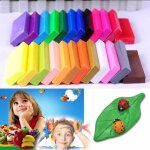 Kit diy 32 couleurs pte fimo argile poterie modelage + 5 jouet outils