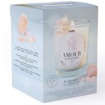 Kit diy bougie �nergie amour - quartz rose / vanille