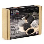 Kit diy savons - graine crative - poudre de charbon - mixte - adulte - 14 ans et plus