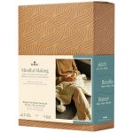 Kit diy tricot - dmc - plaid - 100 x 100 cm - fibre naturelle - style contemporain